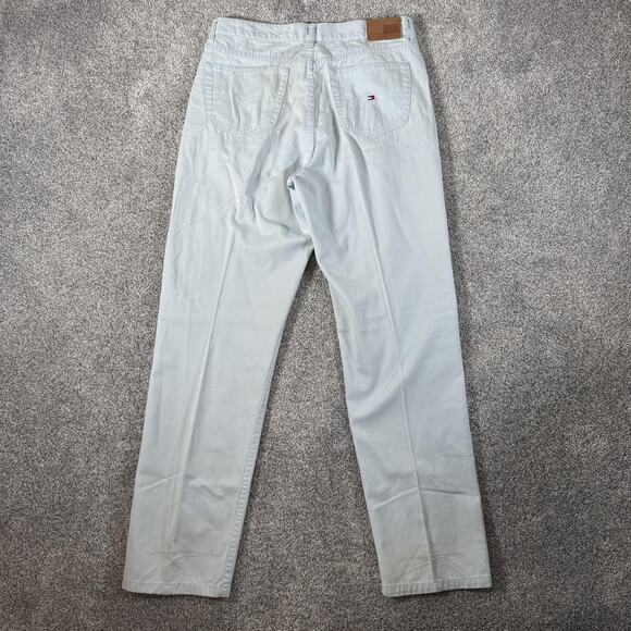 Vintage Tommy Hilfiger Jeans Denim Womens 10 Light Blue Straight Leg 00s 170364 - Picture 11 of 14